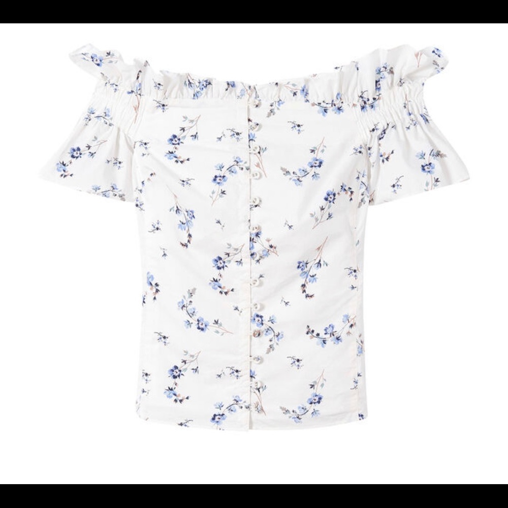Rebecca Taylor Francine Off the Shoulder Top